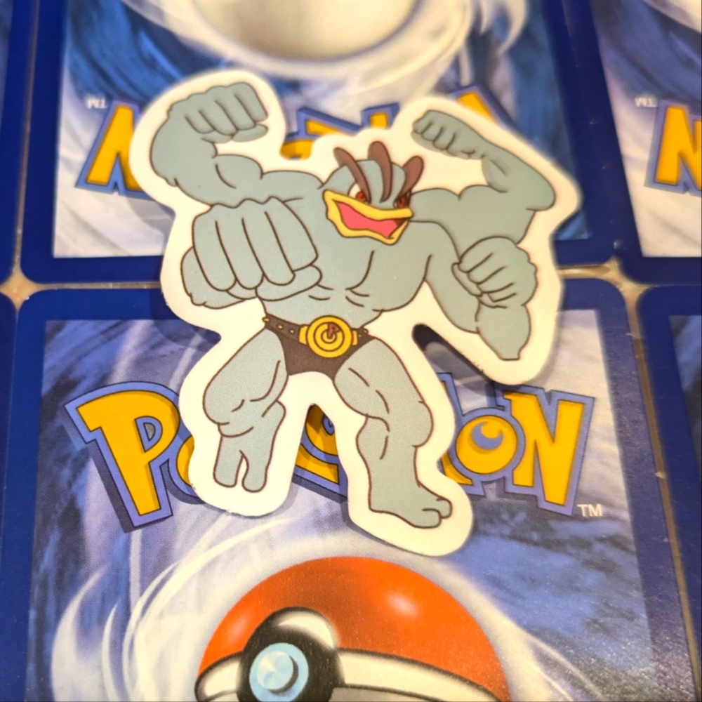 Machamp Pokemon 2" Sticker 🔥 Gotta Catch 'Em All